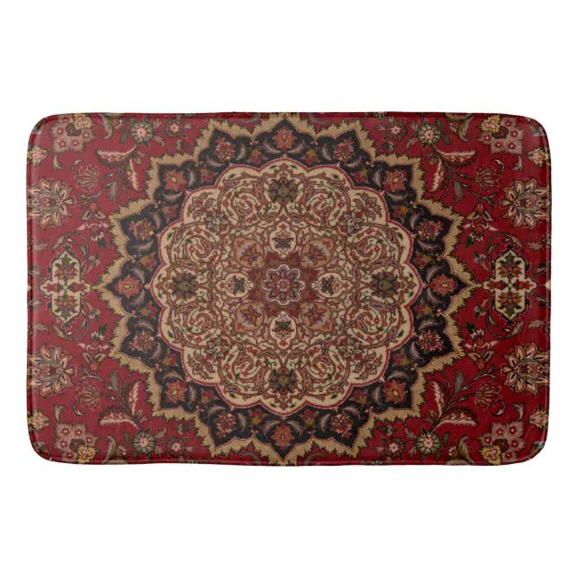 Eastern Accent Vintage Persian Pattern Bath Mat Zazzle