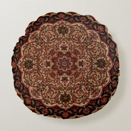 Eastern Accent Vintage Persian Pattern Round Pillow