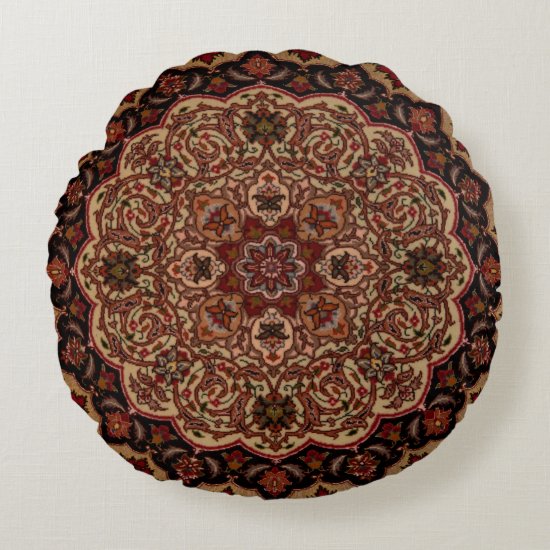 Eastern Accent Vintage Persian Pattern Round Pillow