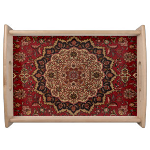 Eastern Accent Vintage Persian Pattern Serving Tray