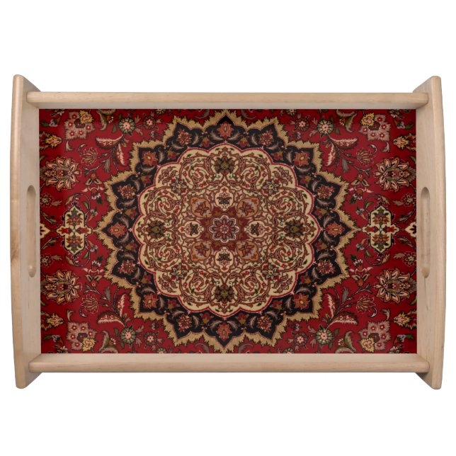 Eastern Accent Vintage Persian Pattern Serving Tray (Front)
