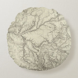 Eastern Arizona and Western New Mexico 2 Round Pillow