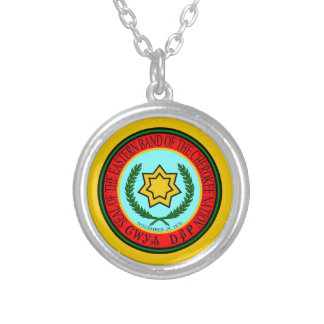 Eastern Band Of The Cherokee Seal Silver Plated Necklace