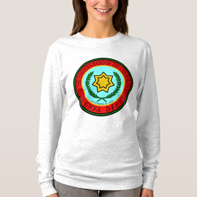 Eastern Band Of The Cherokee Seal T-Shirt (Front)