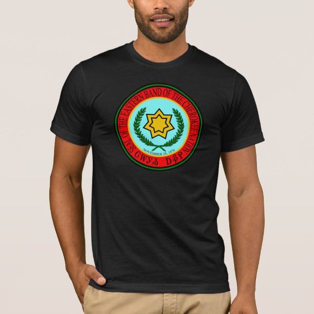 Eastern Band Of The Cherokee Seal T-Shirt (Front)