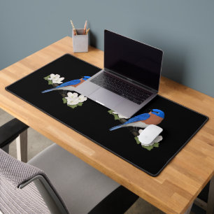 Eastern Bluebird Bird Birdlover Birdwatcher Animal Desk Mat