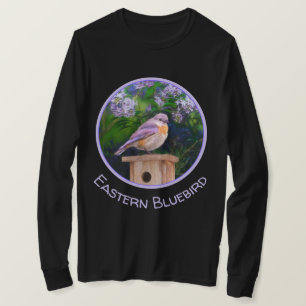 Eastern Bluebird in Snow - Original Photograph T-Shirt