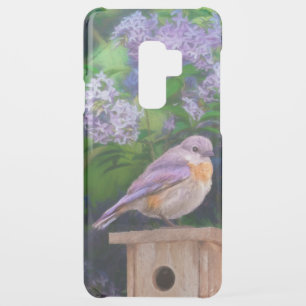 Eastern Bluebird in Snow - Original Photograph Uncommon Samsung Galaxy S9 Plus Case