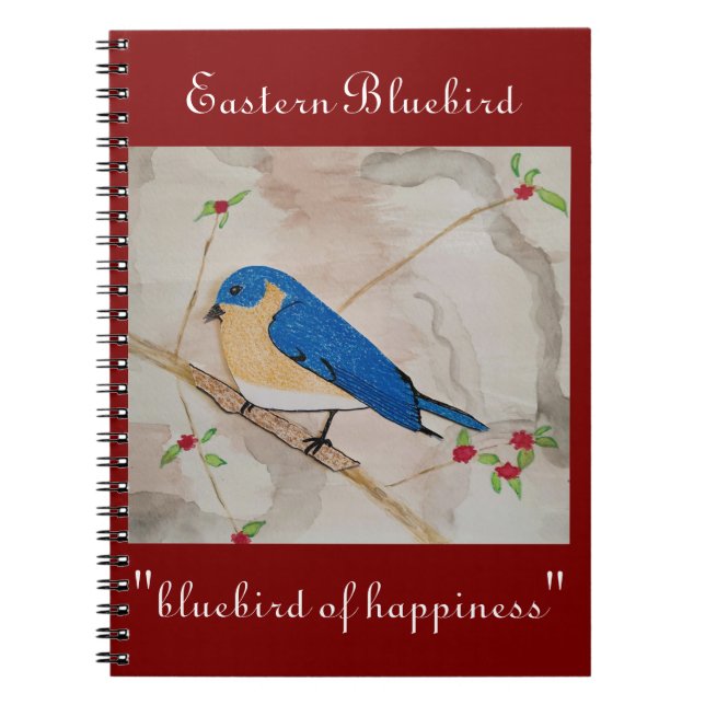 Eastern Bluebird  Notebook (Front)