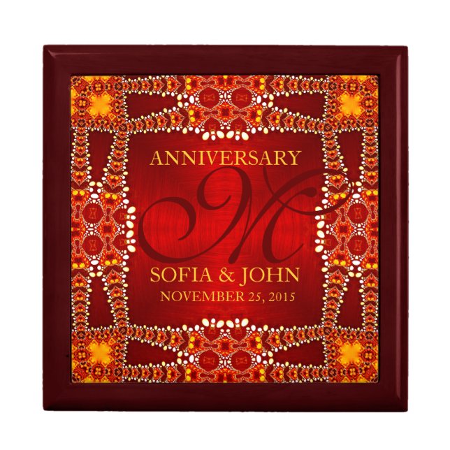 Eastern Bohemian Wedding Anniversary Gift Box (Front)