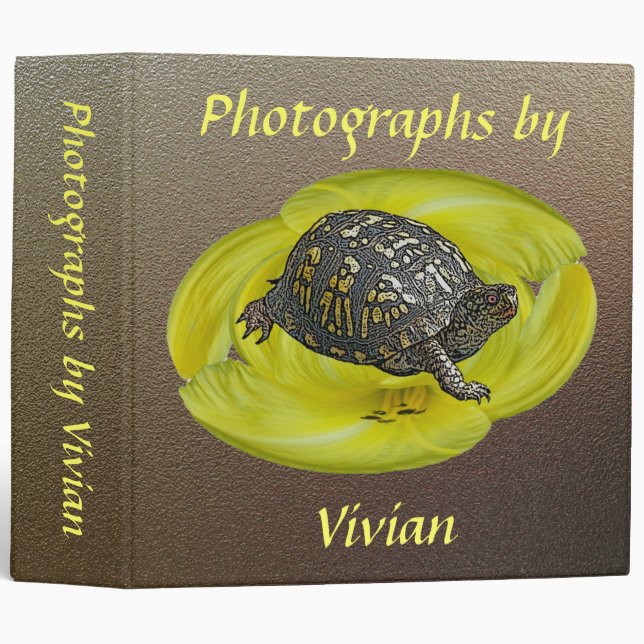 Eastern Box Turtle Binder (Front/Spine)