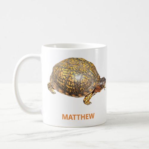 Eastern Box Turtle Photo Personalized Coffee Mug