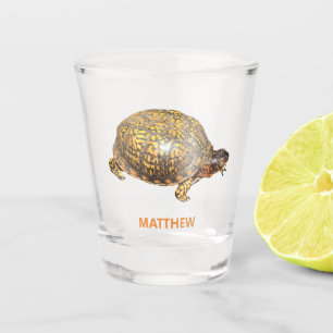 Eastern Box Turtle Photo Personalized Shot Glass