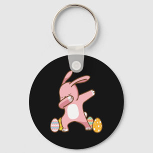 Eastern Bunny Dub Easter Sunday Happy Easter Keychain
