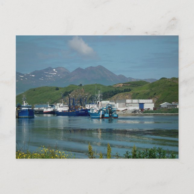 Eastern Channel, Dutch Harbor, AK Postcard (Front)