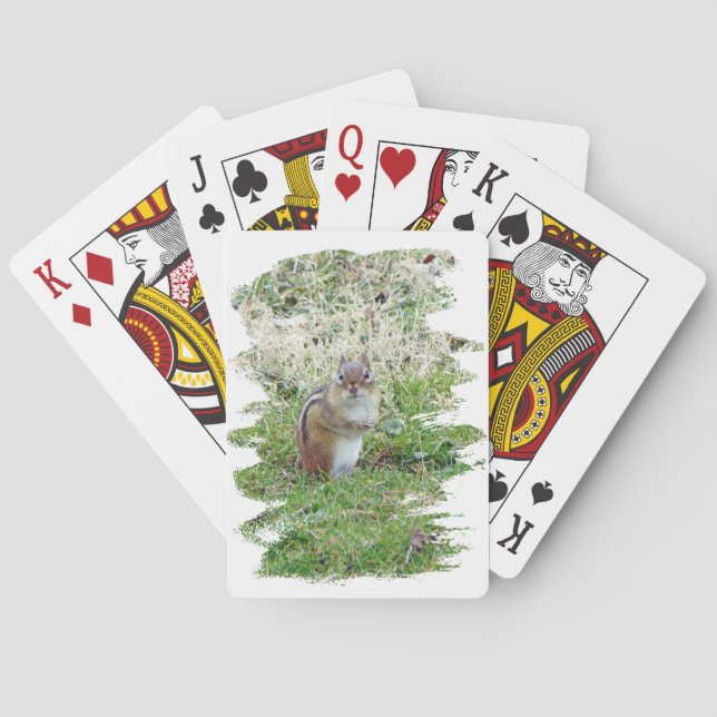 Eastern Chipmunk Poker Cards (Back)
