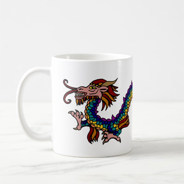 Eastern Dragon Coffee Mug (Left)