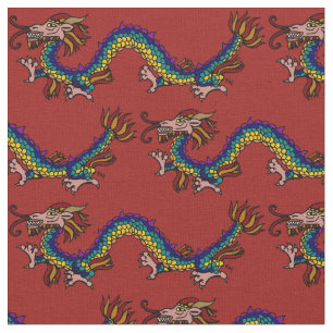 Eastern Dragon Fabric