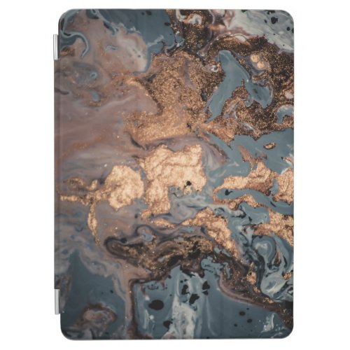 Eastern Elegance Golden Artistic Swirl iPad Air Cover