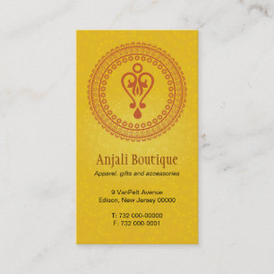 Eastern Embellished Business Card