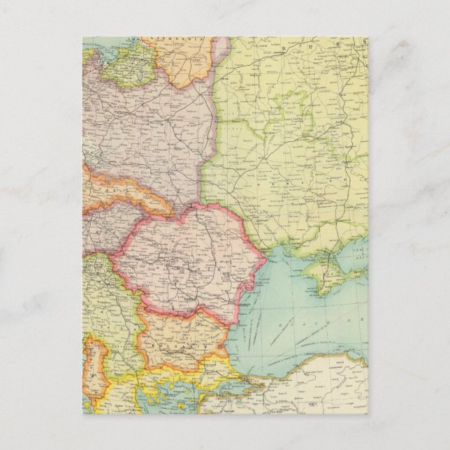 Eastern Europe communications Postcard (Front)