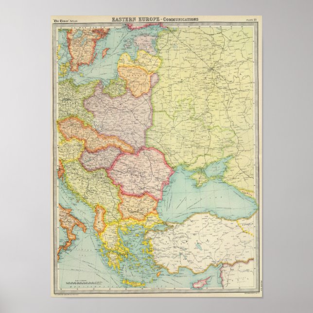 Eastern Europe communications Poster (Front)