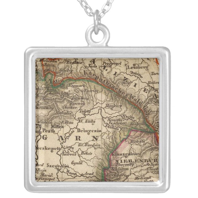 Eastern Europe Silver Plated Necklace (Front)