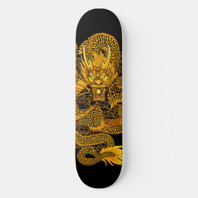 Eastern Gold Dragon One Element Custom Pro Deck (Front)