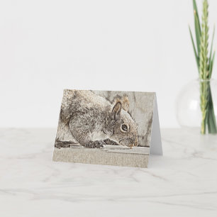 Eastern Gray Squirrel - Blank Card