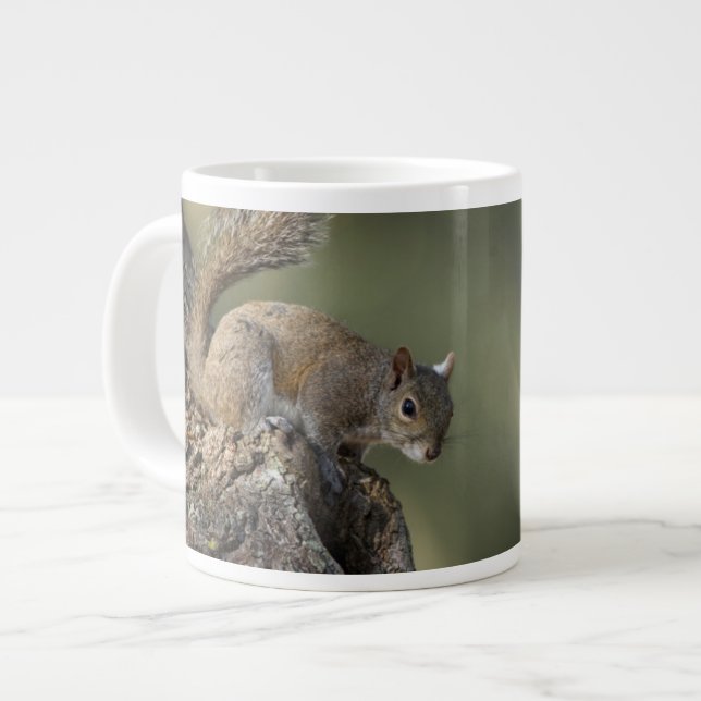 Eastern Gray Squirrel, or grey squirrel Large Coffee Mug (Front Left)
