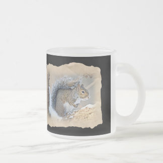 Eastern Gray Squirrel - Sciurus carolinensis Frosted Glass Coffee Mug