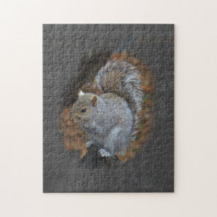 Eastern Gray Squirrel - Sciurus carolinensis Jigsaw Puzzle