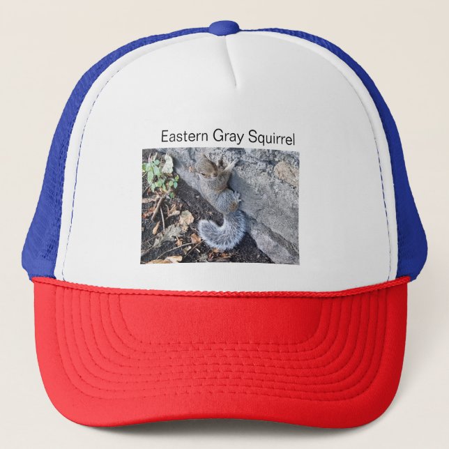 Eastern Gray Squirrel Trucker Hat (Front)