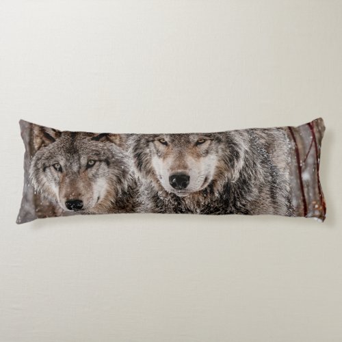 Eastern Gray Wolf Body Pillow