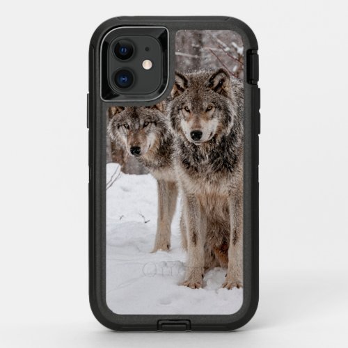 Eastern Gray Wolf OtterBox Defender iPhone 11 Case