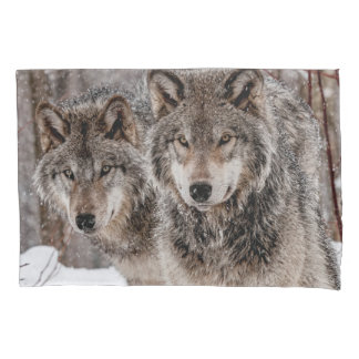 Eastern Gray Wolf Pillow Case