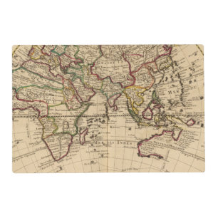 Eastern Hemisphere 12 Placemat
