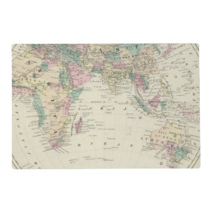 Eastern Hemisphere 14 Placemat