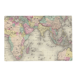 Eastern Hemisphere 16 Placemat