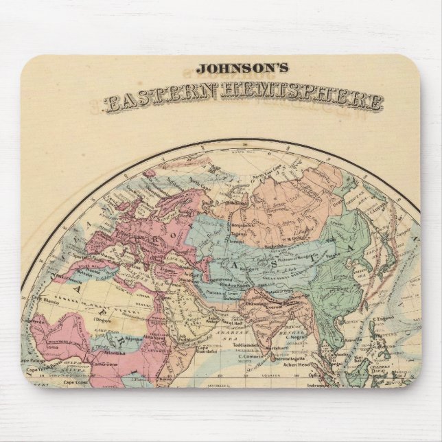 Eastern Hemisphere 5 Mouse Pad (Front)