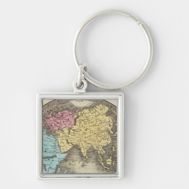 Eastern Hemisphere 9 Keychain (Front)