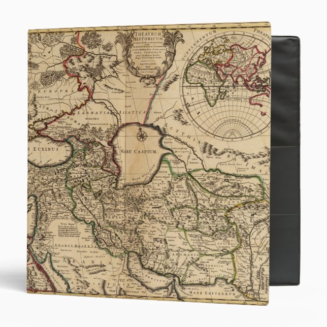 Eastern Hemisphere and Rome 3 Ring Binder (Front/Inside)