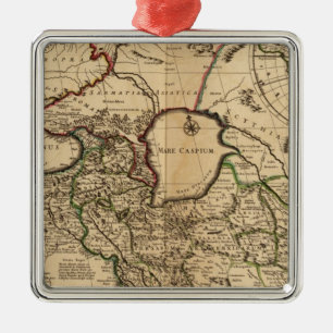 Eastern Hemisphere and Rome Metal Ornament