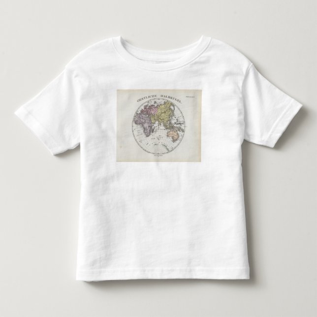 Eastern Hemisphere Atlas Map Toddler T-shirt (Front)