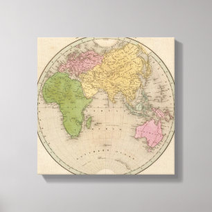 Eastern Hemisphere Canvas Print