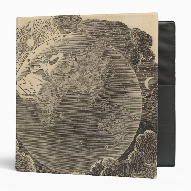 Eastern Hemisphere Map by Goodrich Binder (Front/Inside)