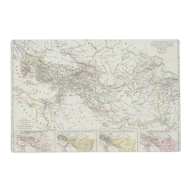 Eastern Hemisphere World Map Placemat (Front)