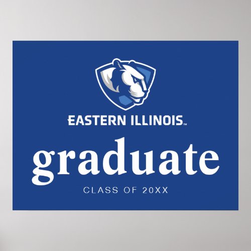 Eastern Illinois Panthers Head and Wordmark Logo