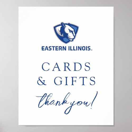 Eastern Illinois Panthers Head and Wordmark Logo