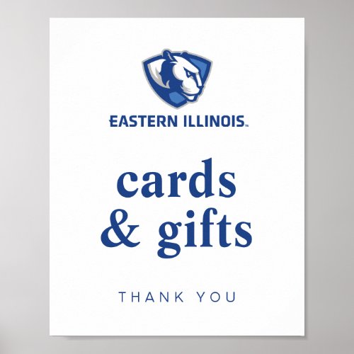 Eastern Illinois Panthers Head and Wordmark Logo